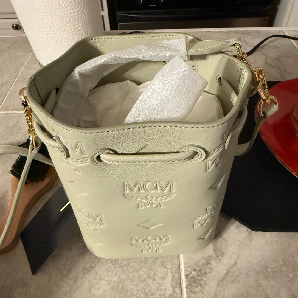 Dessau Drawstring In Embossed Monogram Leather - image 2